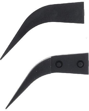 HOROTEC 12.715 – Brucelles aluminium embouts carbone pointes courbées fines