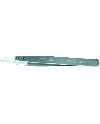 HOROTEC 12.721 – Brucelles aluminium embouts Delrin® pointes larges carrées