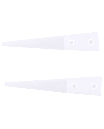 HOROTEC 12.722 – Brucelles aluminium embouts Delrin® pointes larges arrondies