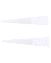 HOROTEC 12.722 – Brucelles aluminium embouts Delrin® pointes larges arrondies