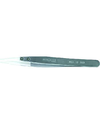 HOROTEC 12.723 – Brucelles aluminium embouts Delrin® pointes fines
