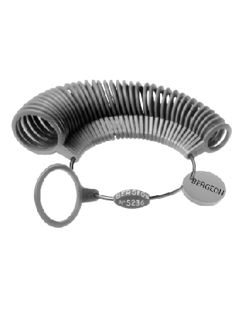 BERGEON – Baguier plastique mesure taille bague précision