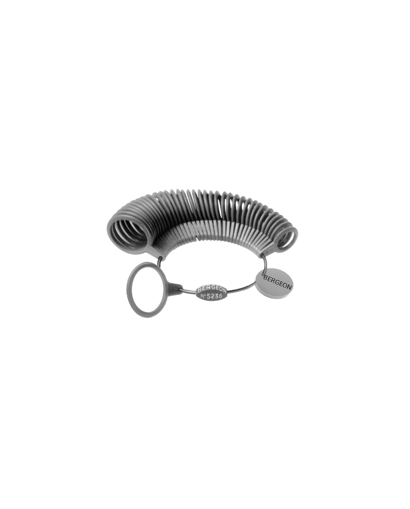 BERGEON – Baguier plastique mesure taille bague précision