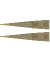 HOROTEC 12.763 – Brucelles aluminium embouts PEEK pointes fines 123 mm