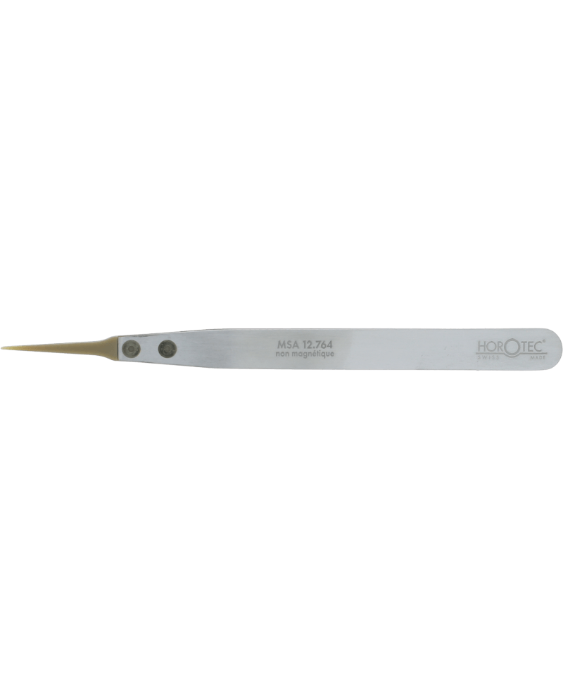 HOROTEC 12.764 – Brucelles aluminium embouts PEEK pointes très fines