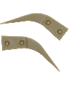 HOROTEC 12.765 – Brucelles aluminium embouts PEEK pointes courbées fines