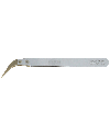 HOROTEC 12.765 – Brucelles aluminium embouts PEEK pointes courbées fines