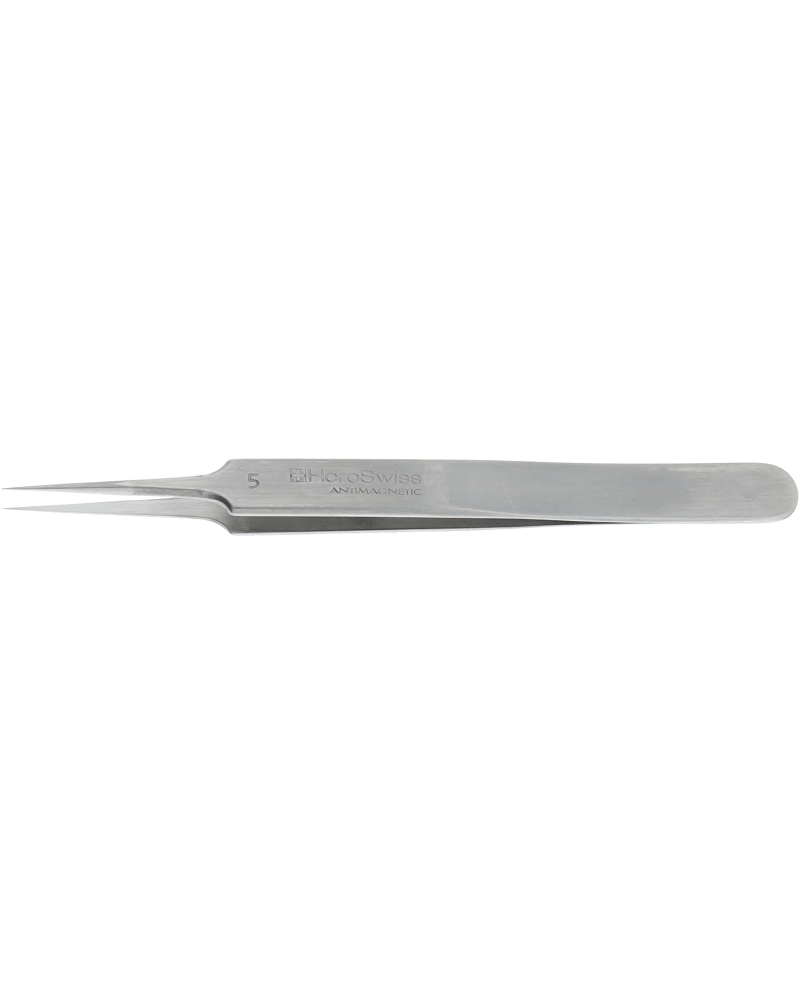 HOROTEC 12812-5 – Brucelles courtes extra fines spiraux 316L