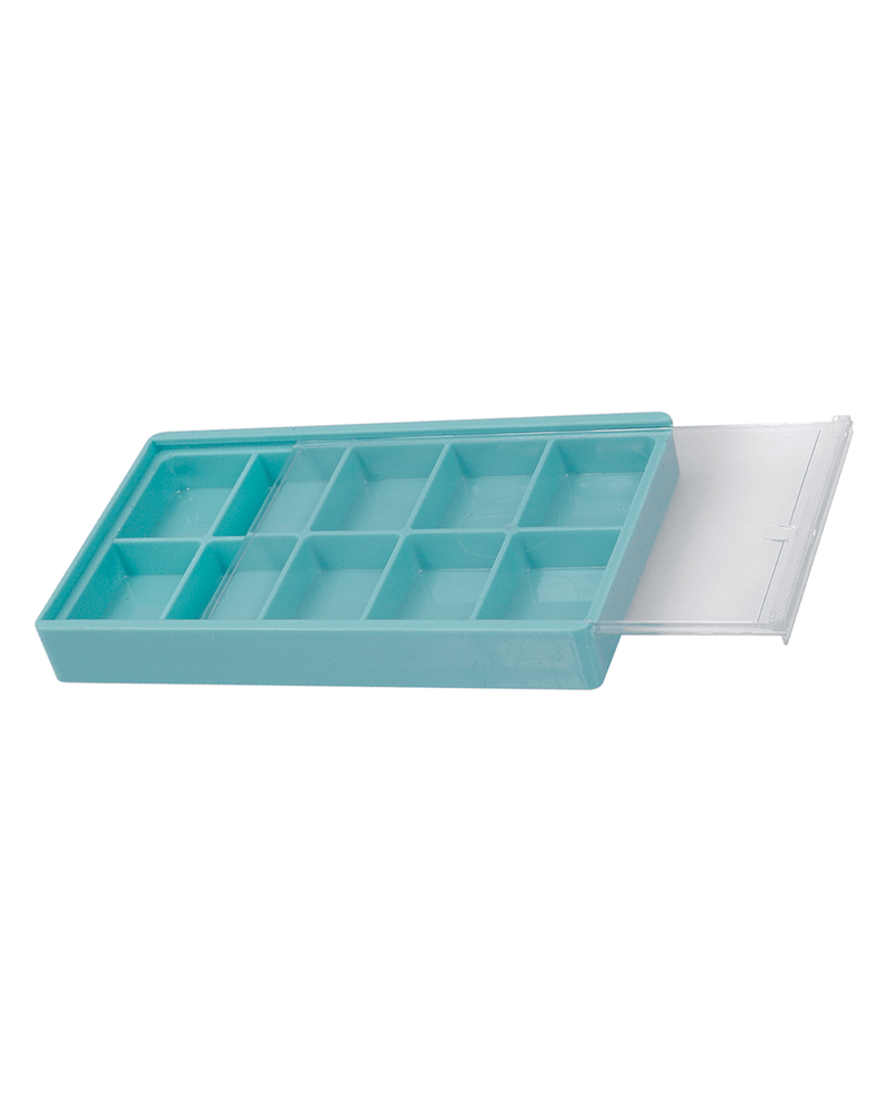 HOROTEC 17510 - Boîte rangement 10 cases coulissante