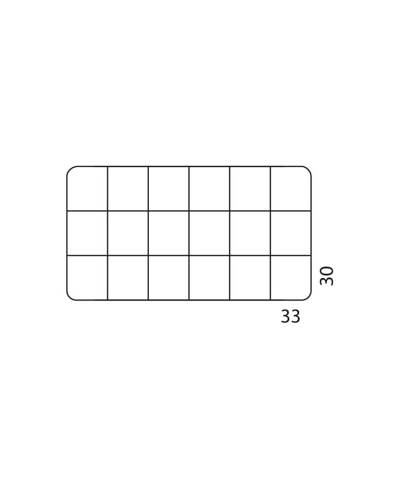 BECO 209462 – Boîte transparente 18 compartiments rangement