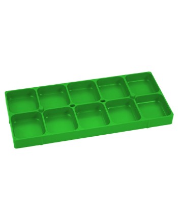 HOROTEC 17.530-X – Fond de boîte empilable 10 cases multicolores