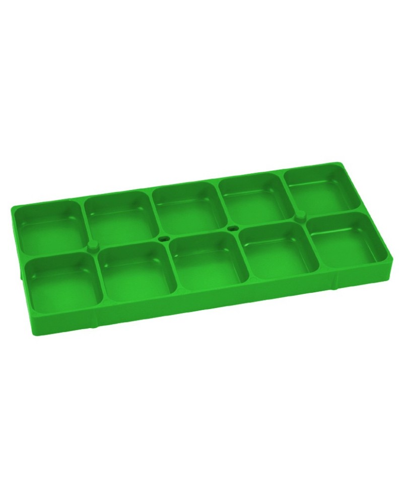 HOROTEC 17.530-X – Fond de boîte empilable 10 cases multicolores