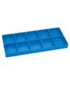 HOROTEC 17.530-X – Fond de boîte empilable 10 cases multicolores
