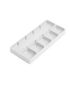 HOROTEC 17.527-XX – Fond de boîte empilable 6 cases multicolores