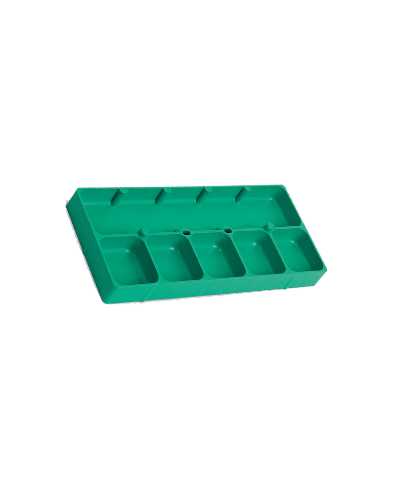 HOROTEC 17.527-XX – Fond de boîte empilable 6 cases multicolores