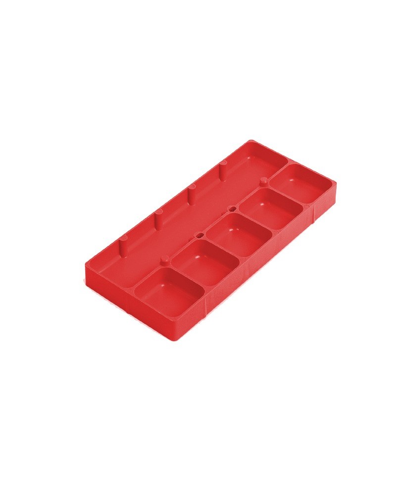 HOROTEC 17.527-XX – Fond de boîte empilable 6 cases multicolores