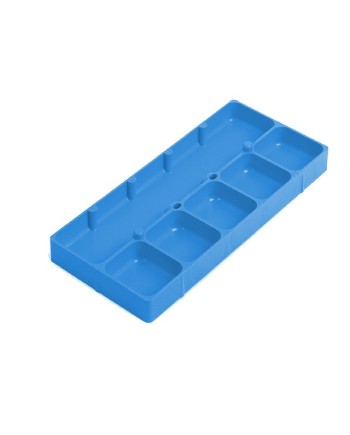 HOROTEC 17.527-XX – Fond de boîte empilable 6 cases multicolores