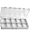 HOROTEC 17566 - Boîte rangement 10 cases transparente