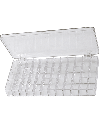 HOROTEC 17501 - Boîte transparente 36 cases empilable
