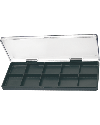 HOROTEC 17507 - Boîte empilable 10 cases transparente