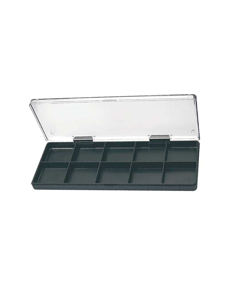 HOROTEC 17507 - Boîte empilable 10 cases transparente