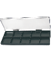 HOROTEC 17507 - Boîte empilable 10 cases transparente