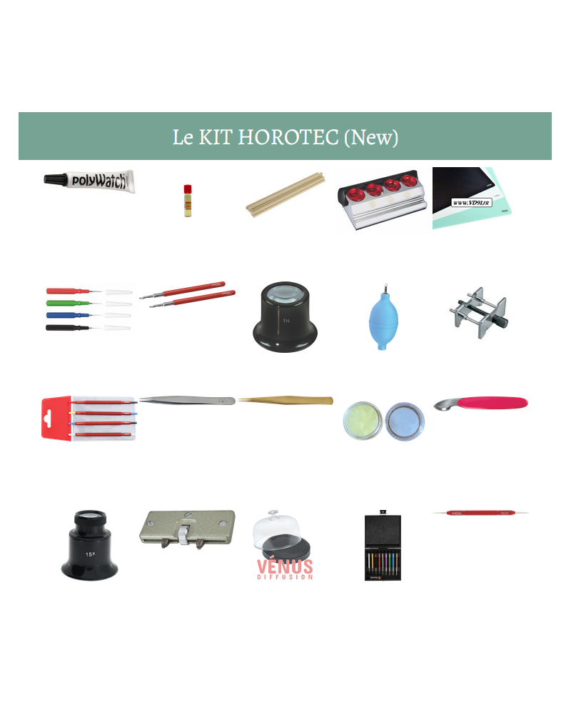 PASSION HORLOGERIE – Kit d’outils Horotec
