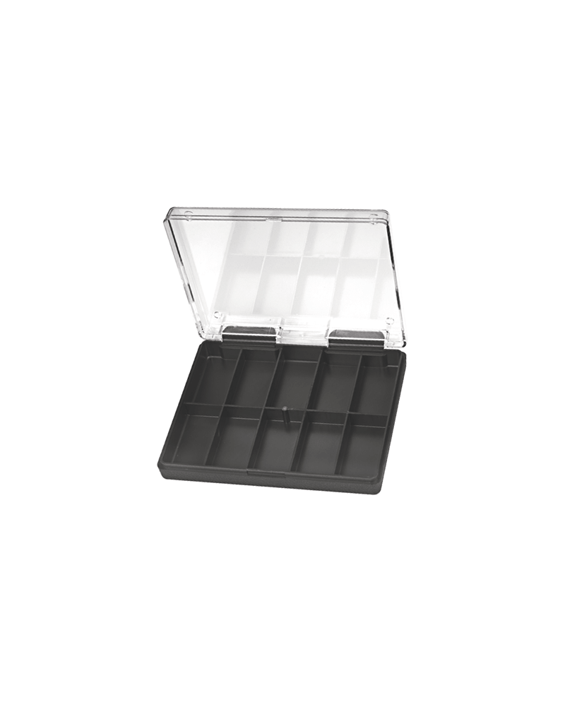 HOROTEC 17567 - Boîte empilable 10 cases transparente