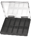 HOROTEC 17567 - Boîte empilable 10 cases transparente