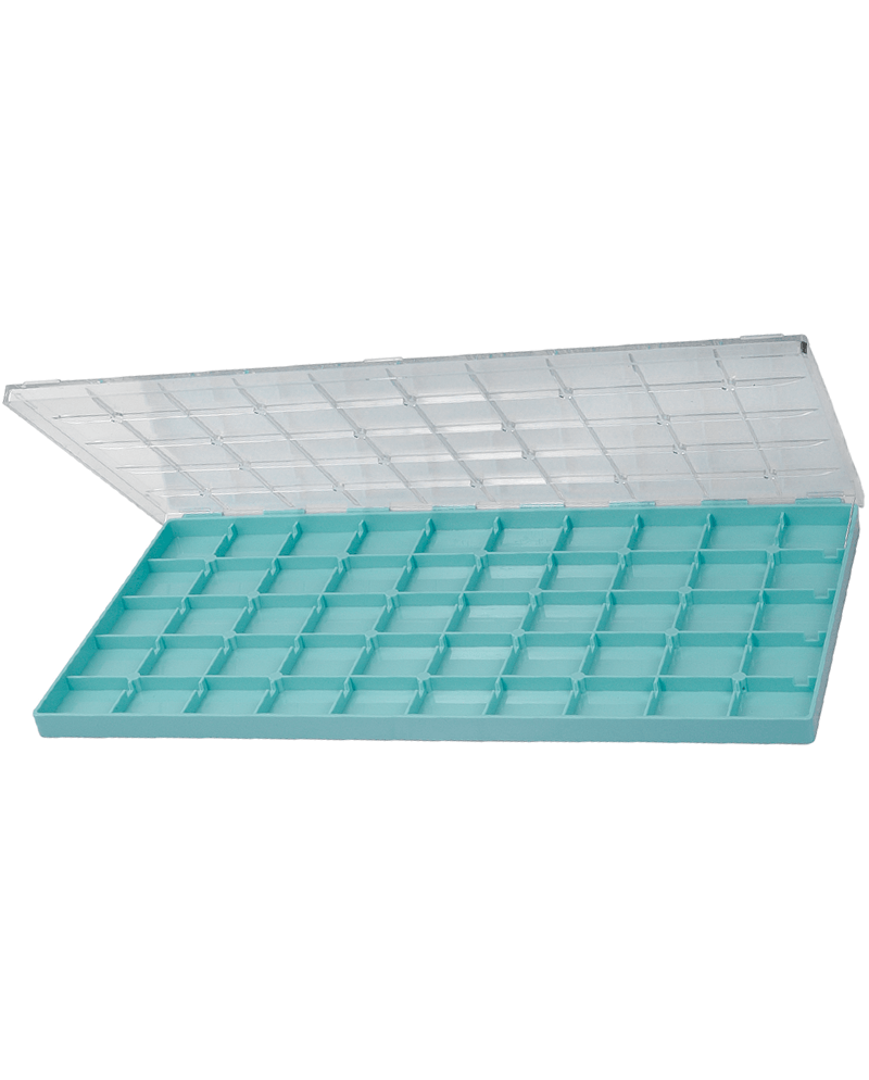 HOROTEC 17519 - Boîte 50 cases très grand modèle