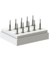 BERGEON 7745-MS - Assortiment de mèches droites et cruciformes sur socle