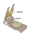 BERGEON 6670-DB et 6670-DH - Coussins de rechange pour étau troisième main
