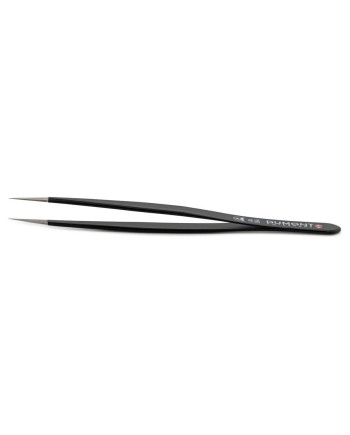 DUMONT Forme 3 - Brucelle antimagnétique ESD noire pointe fine 120 mm