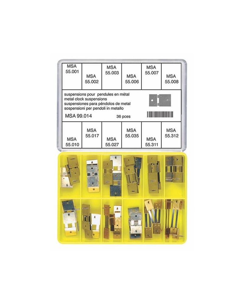 HOROTEC MSA 99.014 – Assortiment de suspensions pour pendules
