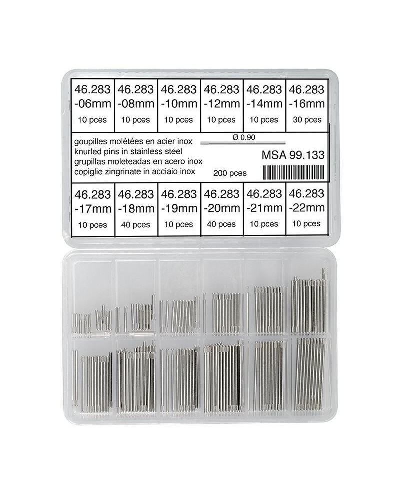 HOROTEC MSA 99.133 – Assortiment de goupilles moletées