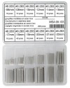 HOROTEC MSA 99.133 – Assortiment de goupilles moletées
