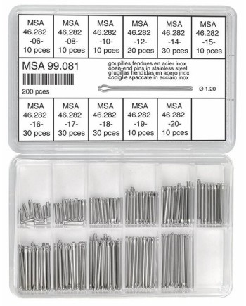 HOROTEC MSA 99.081 – Assortiment de goupilles fendues