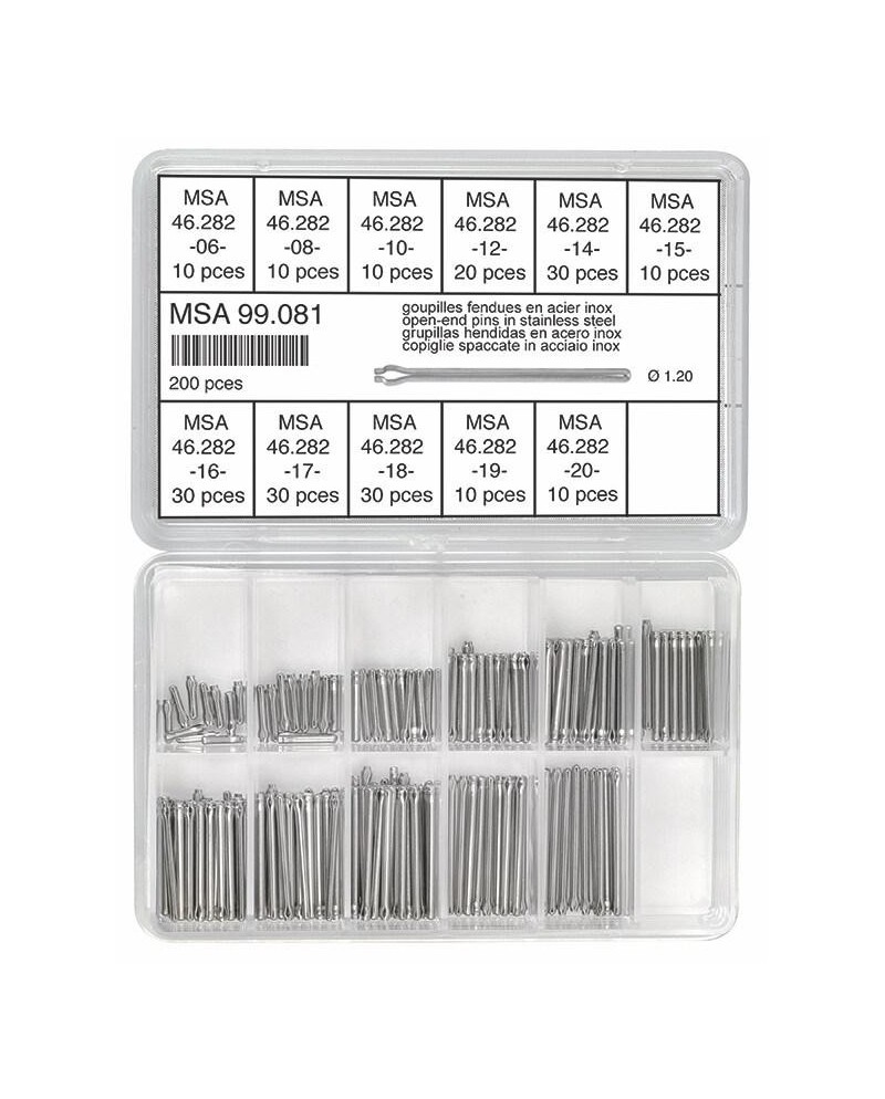 HOROTEC MSA 99.081 – Assortiment de goupilles fendues