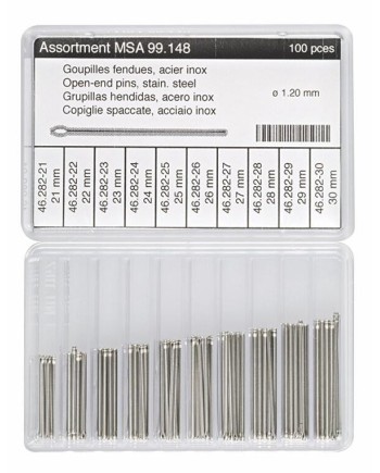 HOROTEC MSA 99.148 – Assortiment de goupilles fendues