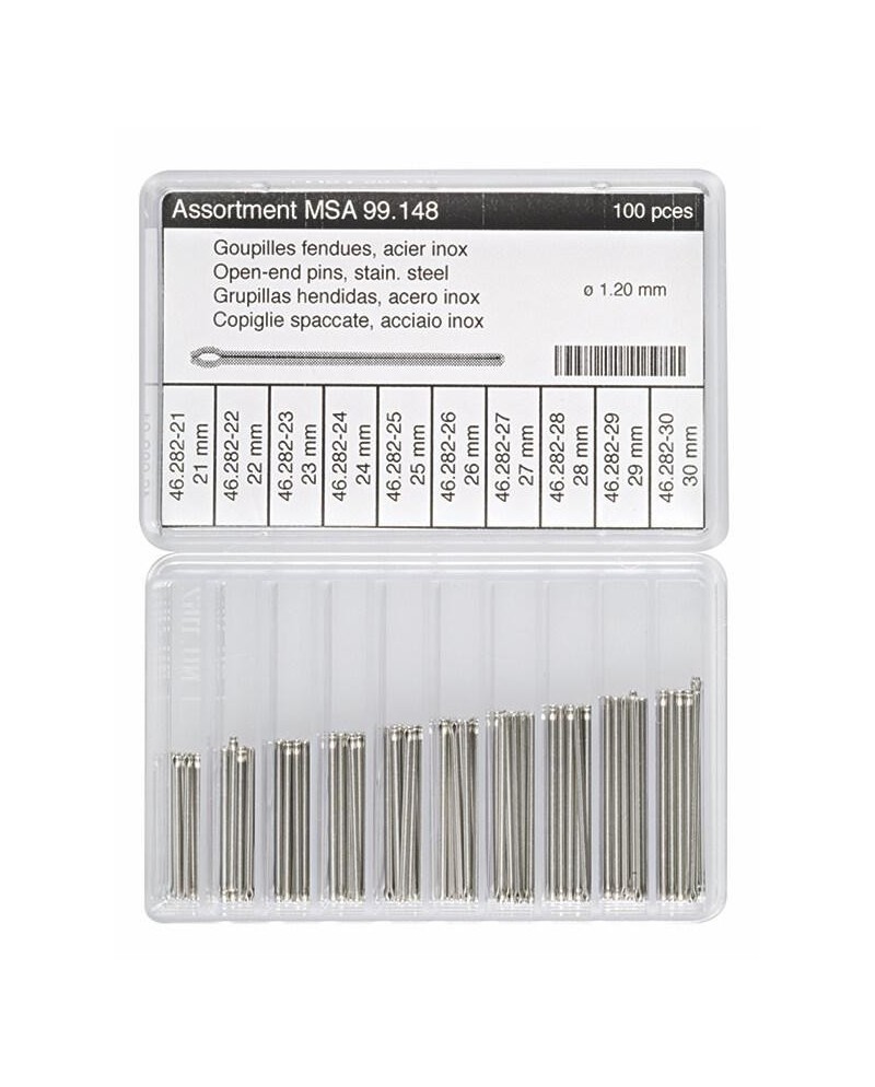 HOROTEC MSA 99.148 – Assortiment de goupilles fendues