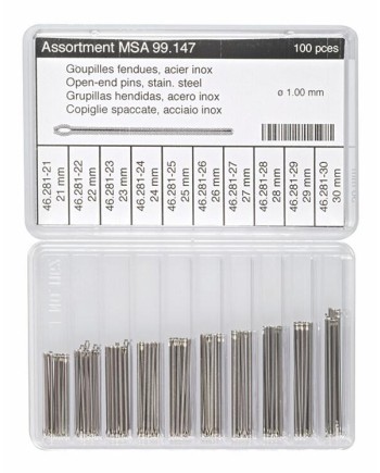 HOROTEC MSA 99.147 – Assortiment de goupilles fendues