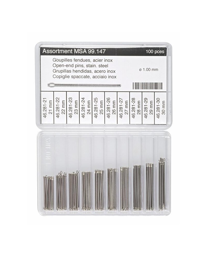 HOROTEC MSA 99.147 – Assortiment de goupilles fendues