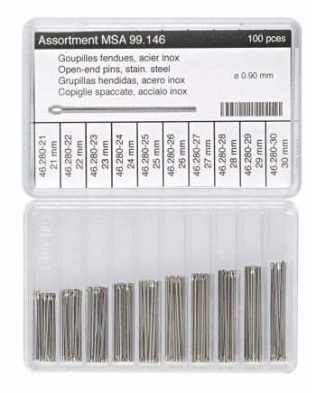 HOROTEC MSA 99.146 – Assortiment de goupilles fendues