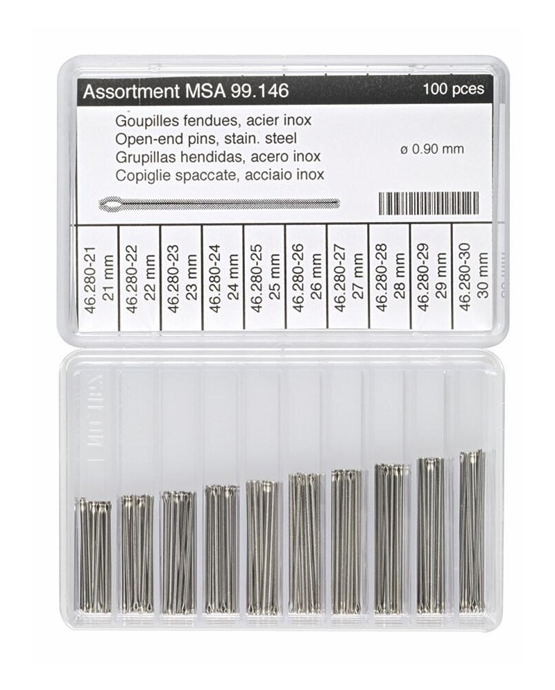 HOROTEC MSA 99.146 – Assortiment de goupilles fendues