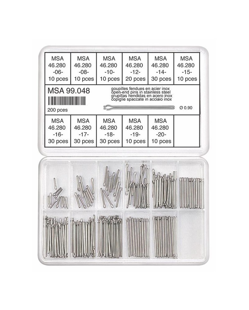 HOROTEC MSA 99.048 – Assortiment de goupilles fendues