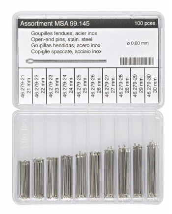 HOROTEC MSA 99.145 – Assortiment de goupilles fendues
