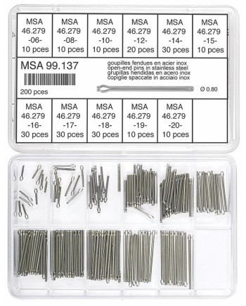HOROTEC MSA 99.137 – Assortiment de goupilles fendues