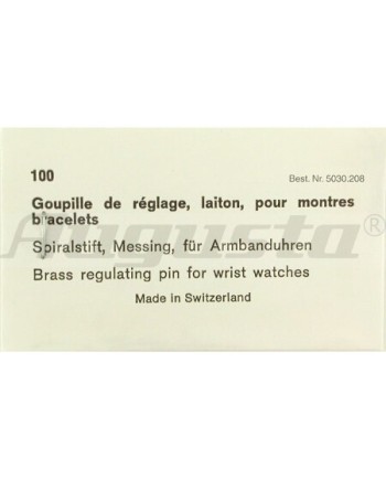 AUGUSTA – Assortiment goupilles spiraux balancier réglage fin