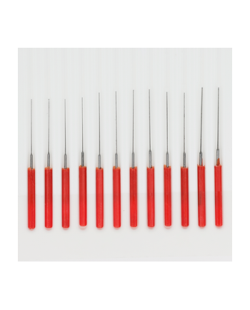 BERGEON 3008 – Assortiment 12 équarrissoirs à pivot manche PVC
