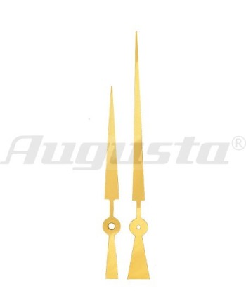 PASSION HORLOGERIE – Aiguilles flèches 160 mm dorées en aluminium
